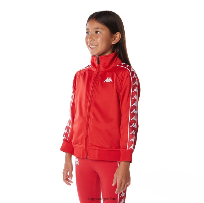 Kappa niños chaqueta deportiva 222 banda anniston para niños rojo blanco 2FJJXV407