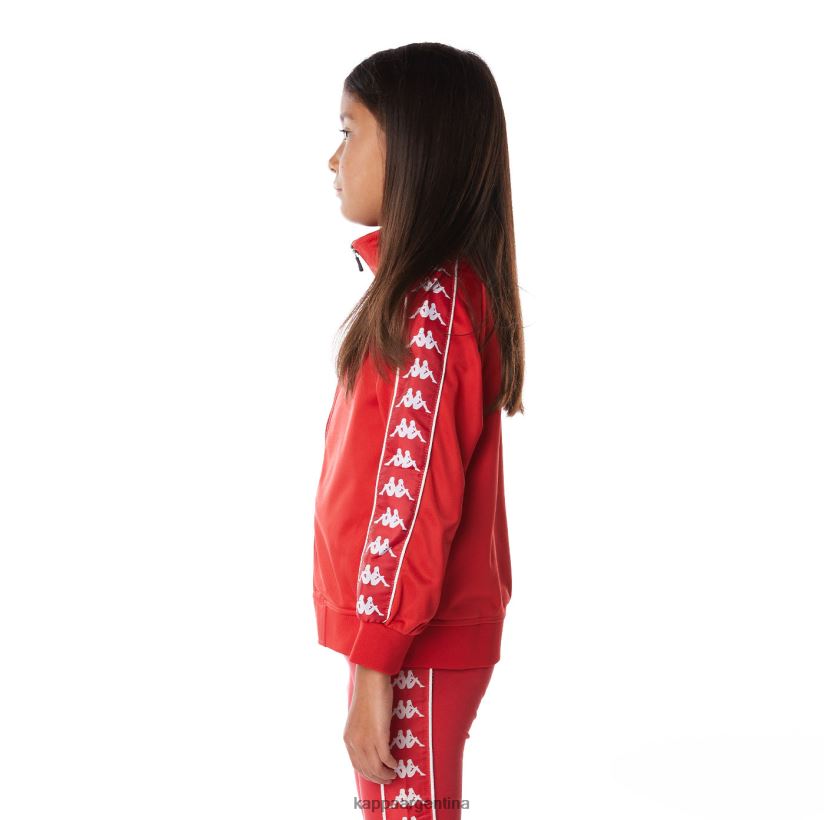 Kappa niños chaqueta deportiva 222 banda anniston para niños rojo blanco 2FJJXV407