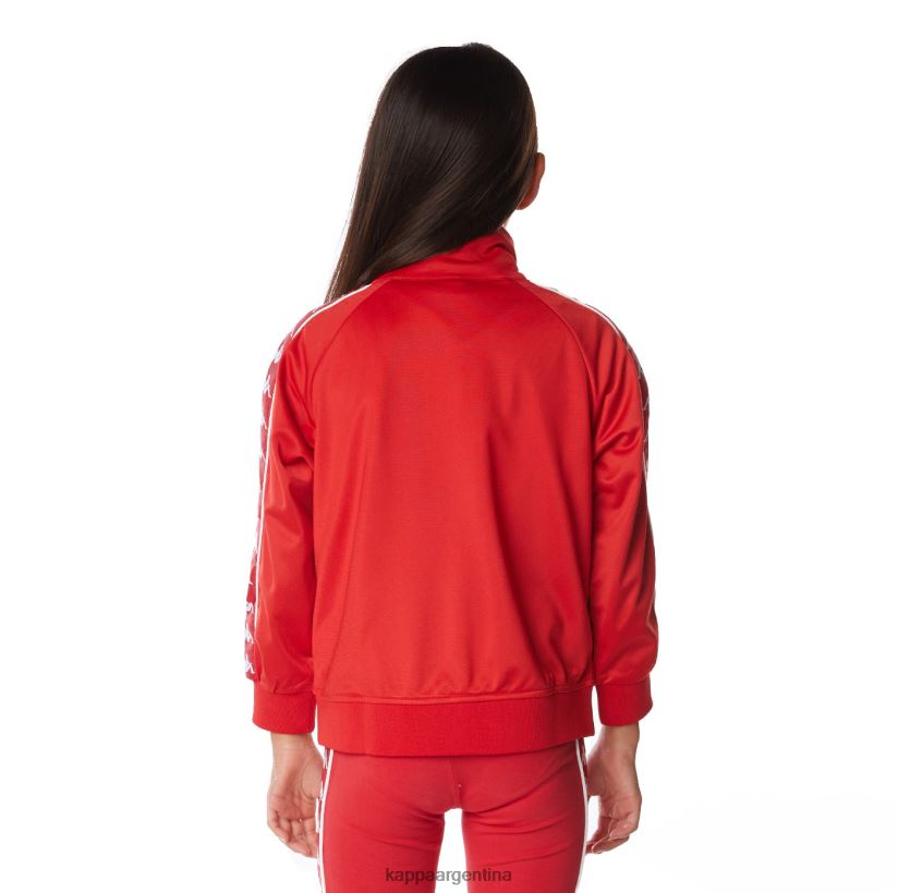Kappa niños chaqueta deportiva 222 banda anniston para niños rojo blanco 2FJJXV407