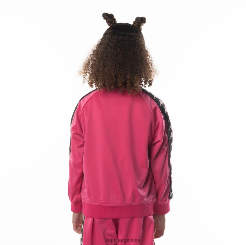 Kappa niños chaqueta deportiva 222 banda anniston para niños rosa negro 2FJJXV412