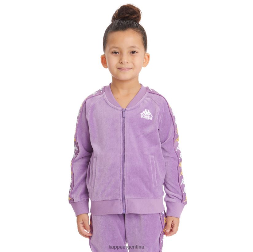Kappa niños chaqueta deportiva 222 banda benettin para niños lavanda violeta 2FJJXV429