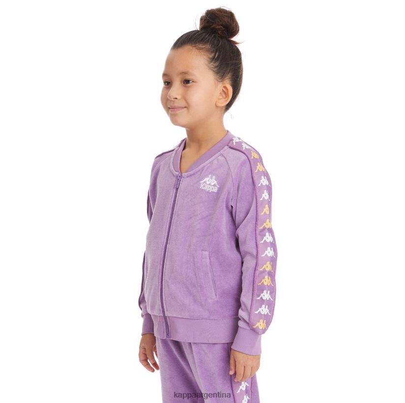 Kappa niños chaqueta deportiva 222 banda benettin para niños lavanda violeta 2FJJXV429