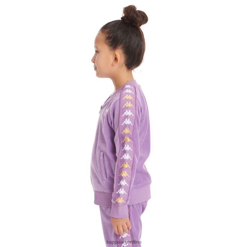 Kappa niños chaqueta deportiva 222 banda benettin para niños lavanda violeta 2FJJXV429
