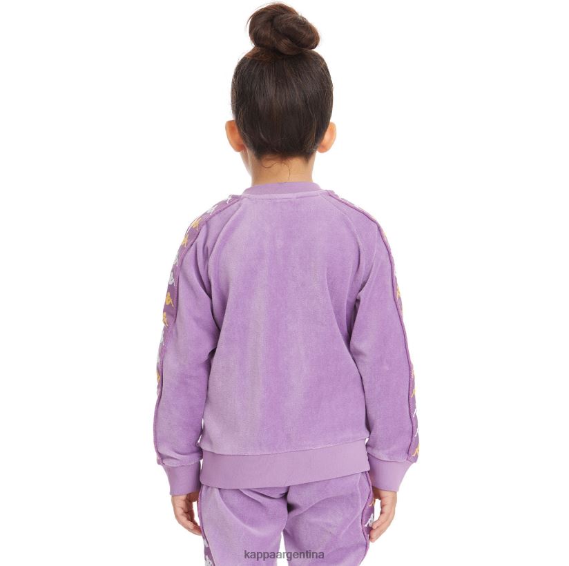 Kappa niños chaqueta deportiva 222 banda benettin para niños lavanda violeta 2FJJXV429