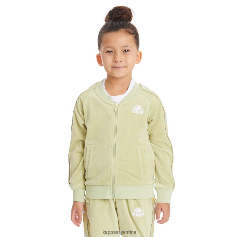Kappa niños chaqueta deportiva 222 banda benettin para niños salvia verde 2FJJXV428