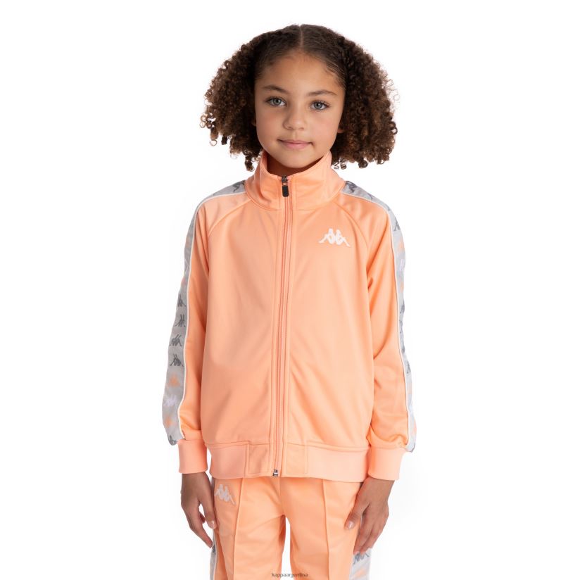 Kappa niños chaqueta deportiva 222 banda dullo 2 para niños durazno 2FJJXV422