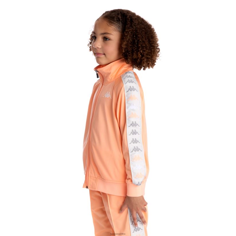 Kappa niños chaqueta deportiva 222 banda dullo 2 para niños durazno 2FJJXV422