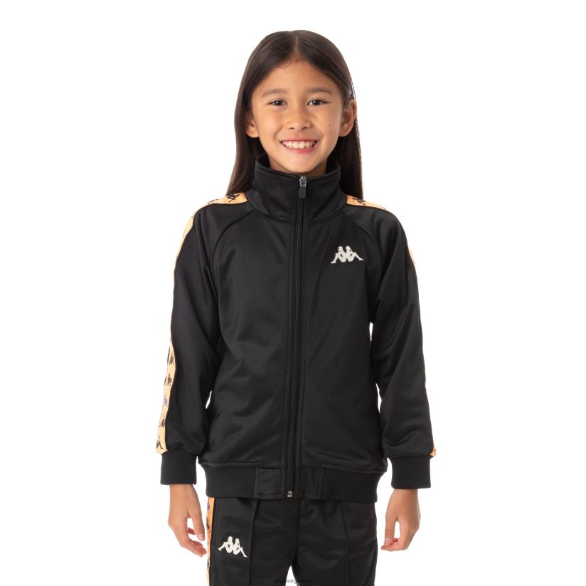 Kappa niños chaqueta deportiva 222 banda dullo para niños negro 2FJJXV445