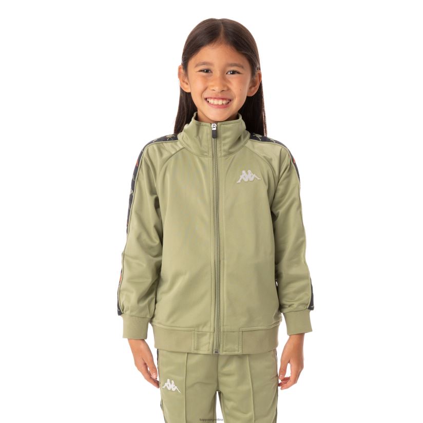 Kappa niños chaqueta deportiva 222 banda dullo para niños salvia verde 2FJJXV443