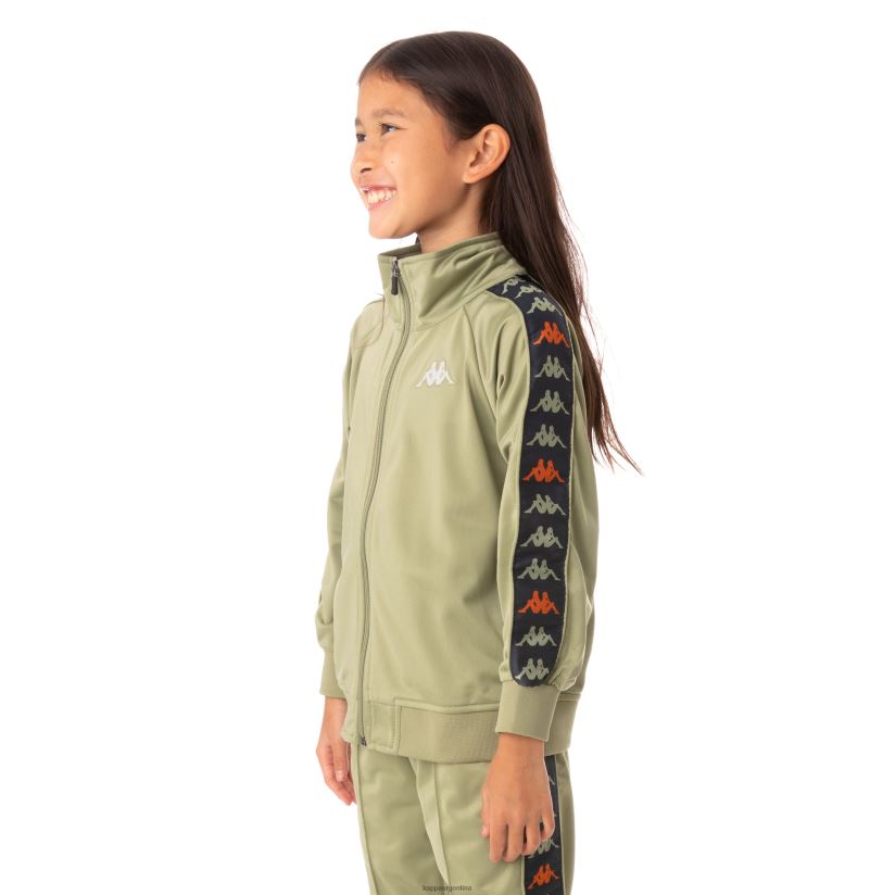 Kappa niños chaqueta deportiva 222 banda dullo para niños salvia verde 2FJJXV443