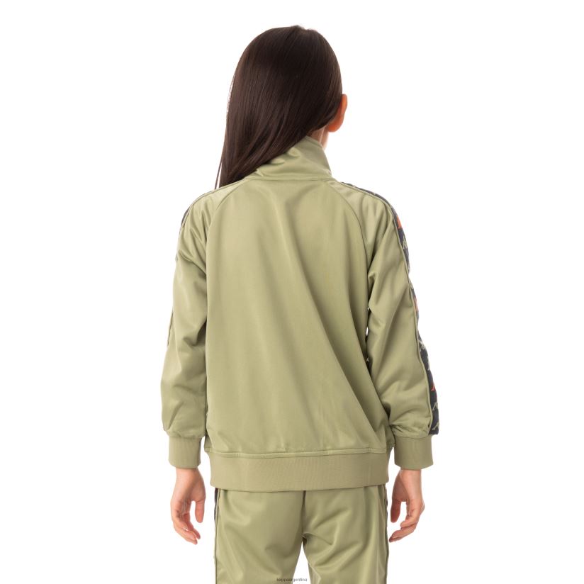 Kappa niños chaqueta deportiva 222 banda dullo para niños salvia verde 2FJJXV443