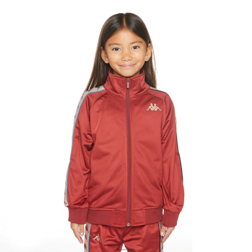 Kappa niños chaqueta deportiva 222 banda mercury para niños granate turquesa 2FJJXV400