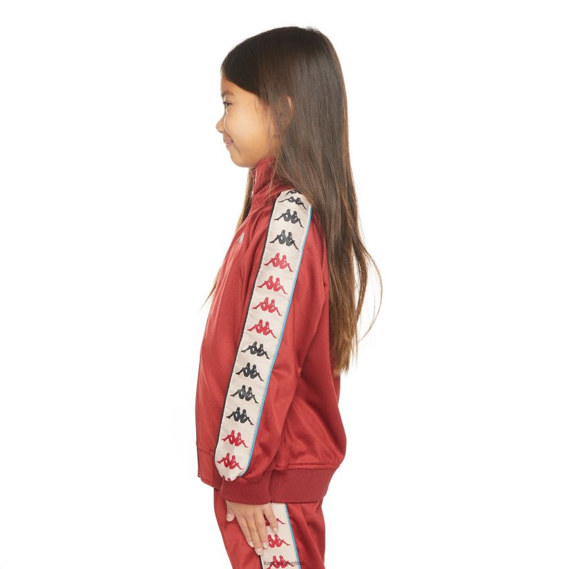 Kappa niños chaqueta deportiva 222 banda mercury para niños granate turquesa 2FJJXV400