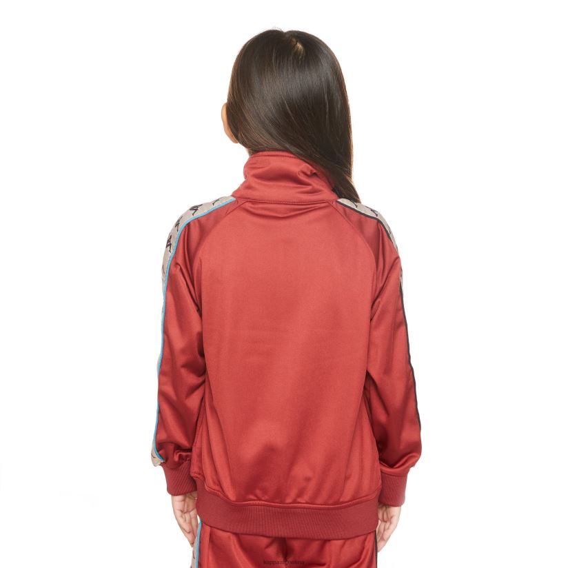 Kappa niños chaqueta deportiva 222 banda mercury para niños granate turquesa 2FJJXV400