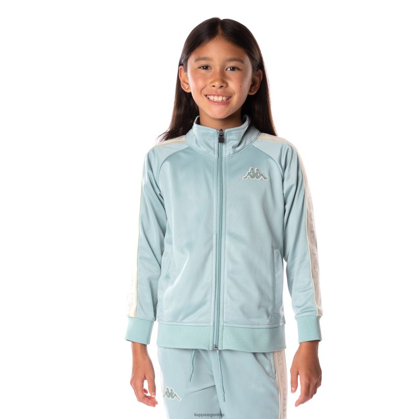 Kappa niños chaqueta deportiva artem 2 con cinta del logo para niños azul claro 2FJJXV403