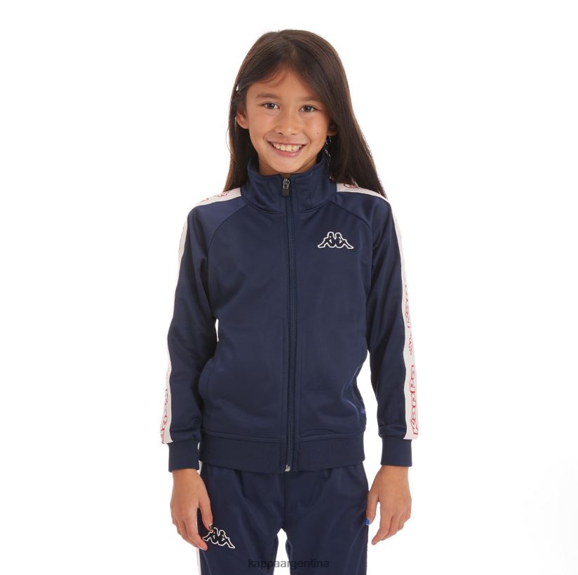 Kappa niños chaqueta deportiva artem 2 con cinta del logo para niños oscuro 2FJJXV434