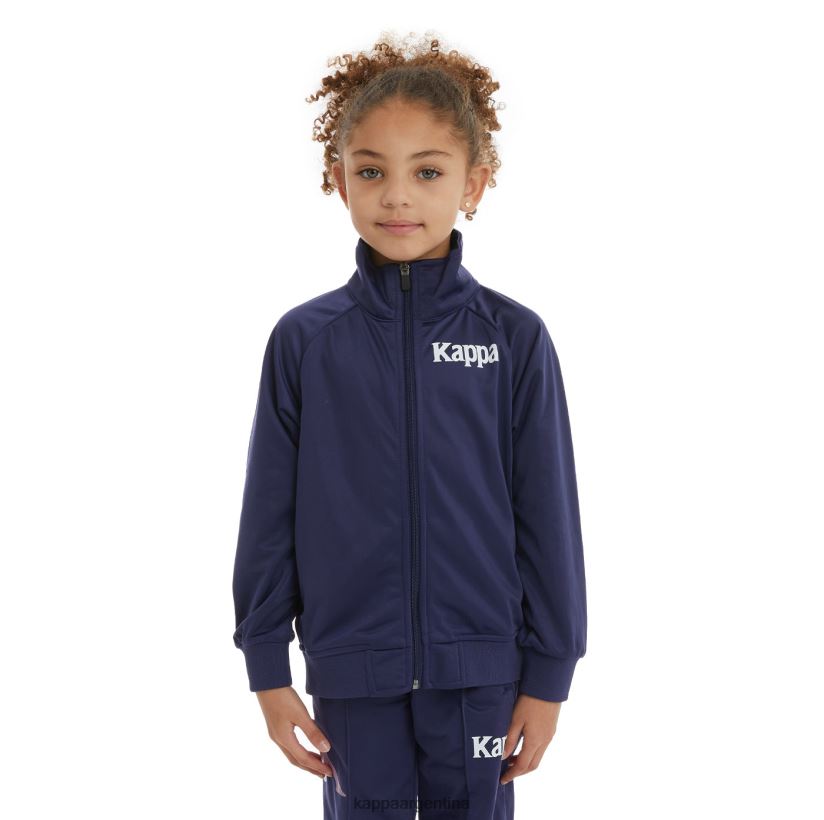 Kappa niños chaquetas deportivas angost auténticas para niños Armada 2FJJXV419