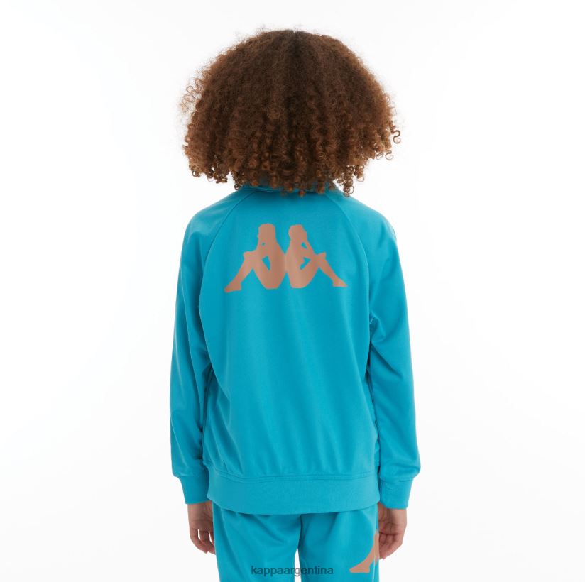 Kappa niños chaquetas deportivas angost auténticas para niños aguamarina oscura 2FJJXV418