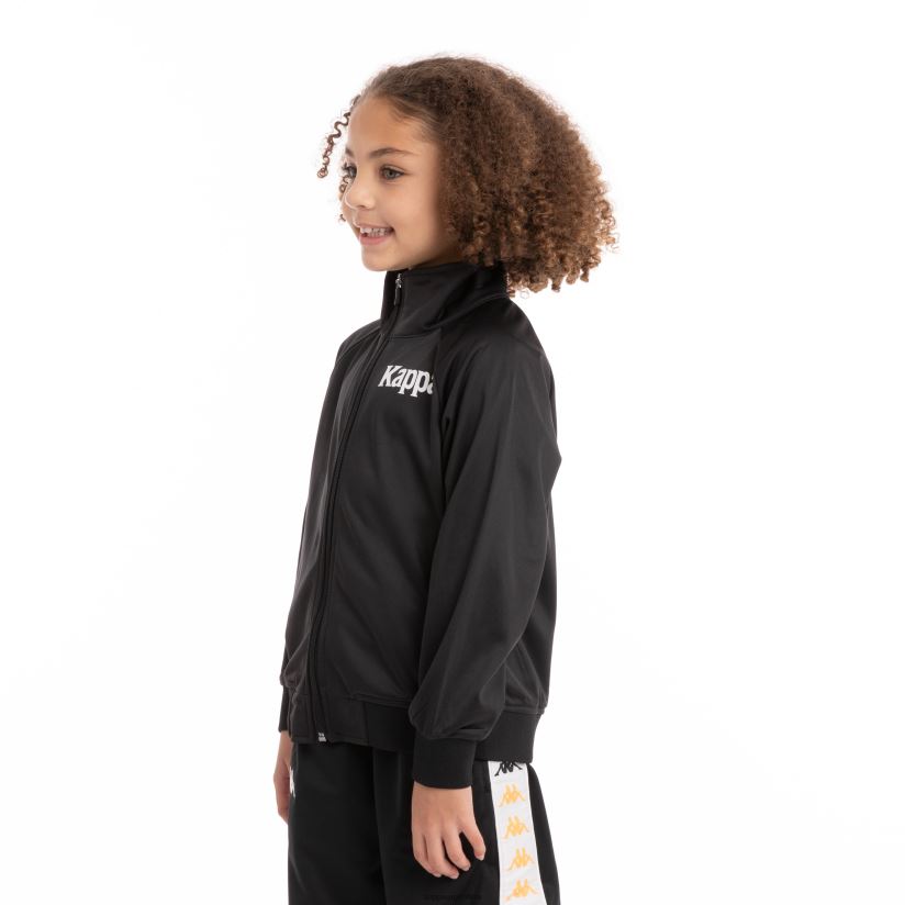 Kappa niños chaquetas deportivas angost auténticas para niños humo negro 2FJJXV420