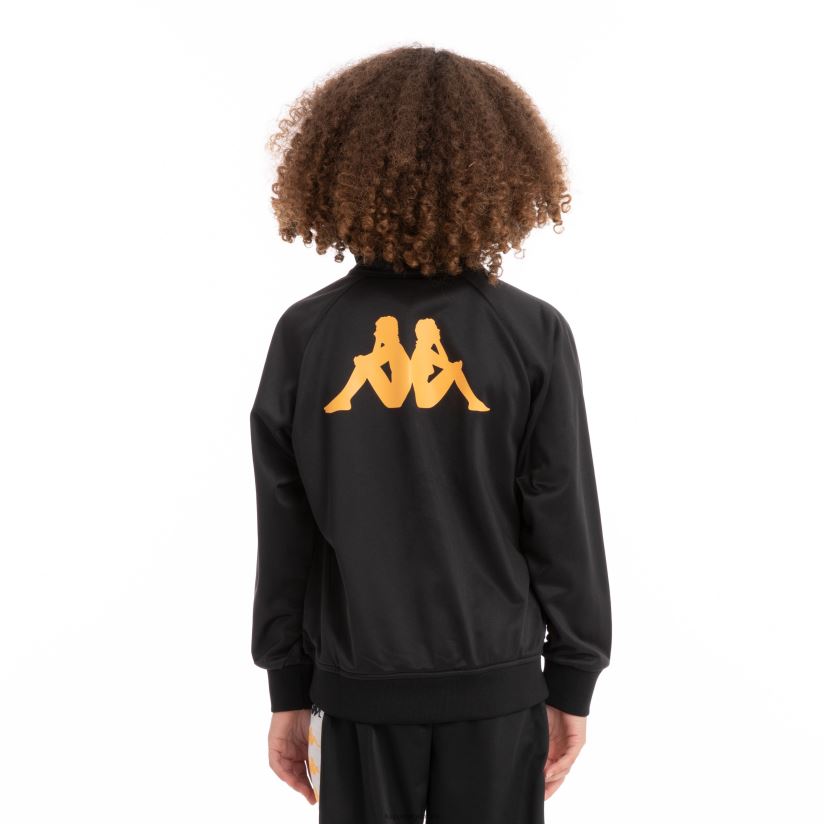 Kappa niños chaquetas deportivas angost auténticas para niños humo negro 2FJJXV420