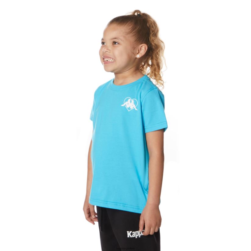 Kappa niños camiseta bytom auténtica para niños turquesa 2FJJXV647