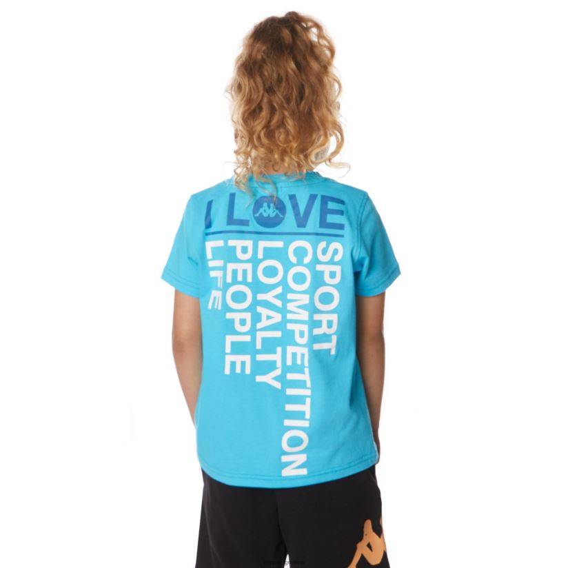 Kappa niños camiseta bytom auténtica para niños turquesa 2FJJXV647