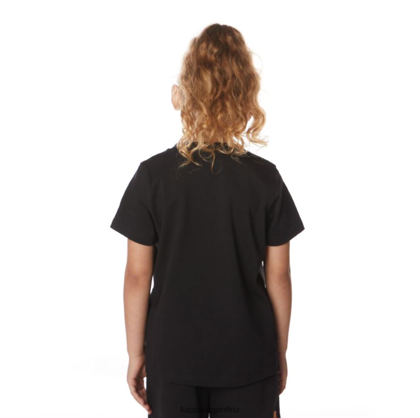 Kappa niños camiseta estessi niños auténtica azabache negro 2FJJXV643