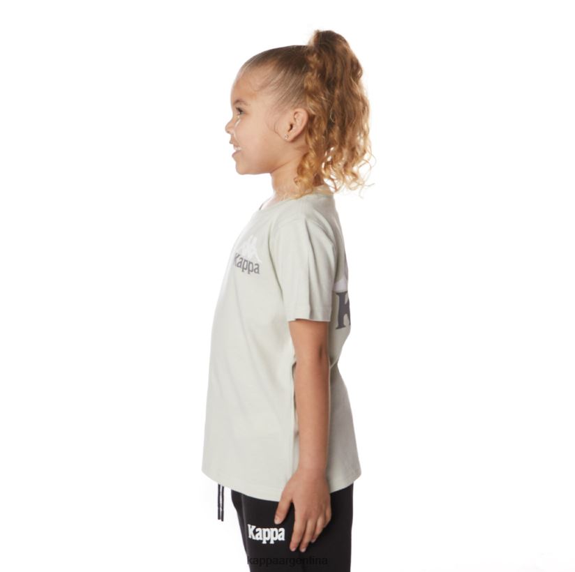 Kappa niños camiseta niños authentic ables gris 2FJJXV641