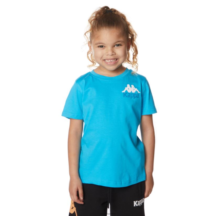 Kappa niños camiseta niños authentic ables turquesa 2FJJXV645