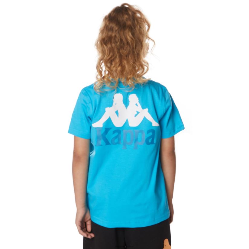Kappa niños camiseta niños authentic ables turquesa 2FJJXV645