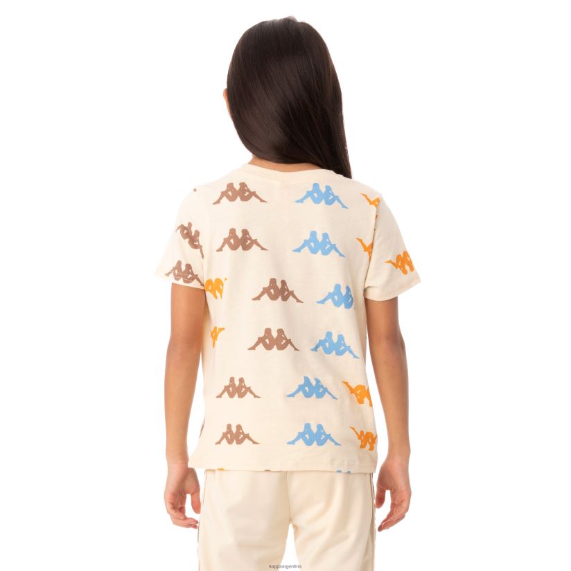 Kappa niños camiseta stavoren auténtica para niños beige 2FJJXV639