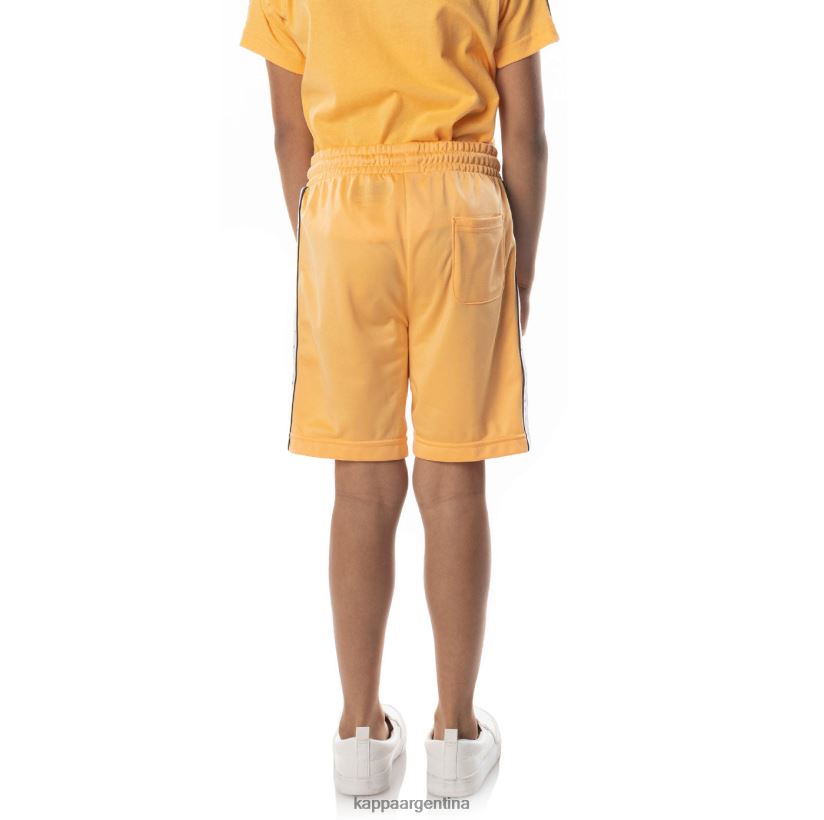 Kappa niños pantalones cortos aedi 2 con cinta del logo para niños naranja claro 2FJJXV620