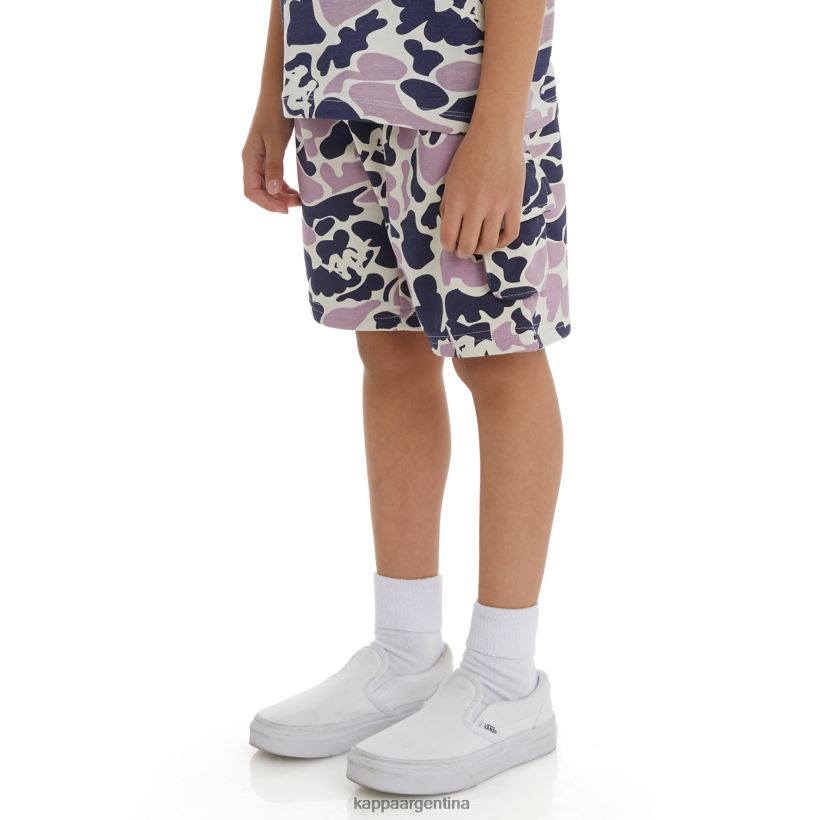 Kappa niños pantalones cortos de patetismo auténtico para niños violeta azul marino 2FJJXV632