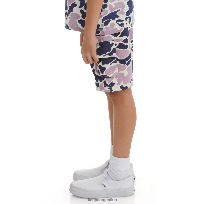 Kappa niños pantalones cortos de patetismo auténtico para niños violeta azul marino 2FJJXV632