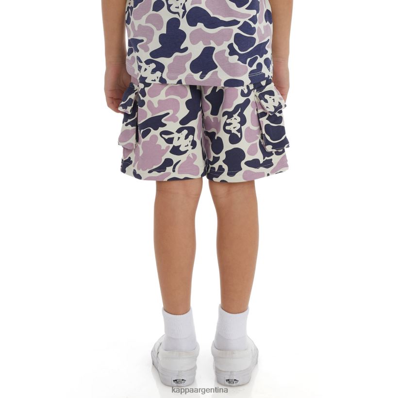 Kappa niños pantalones cortos de patetismo auténtico para niños violeta azul marino 2FJJXV632