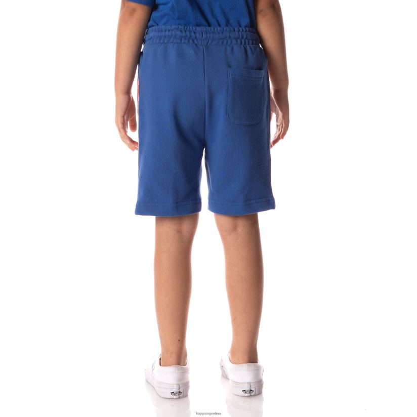 Kappa niños shorts con cinta del logo azul 2FJJXV628