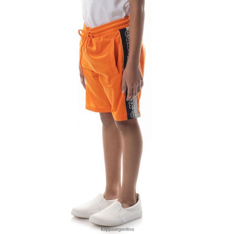 Kappa niños shorts daedi con cinta del logo naranja 2FJJXV626