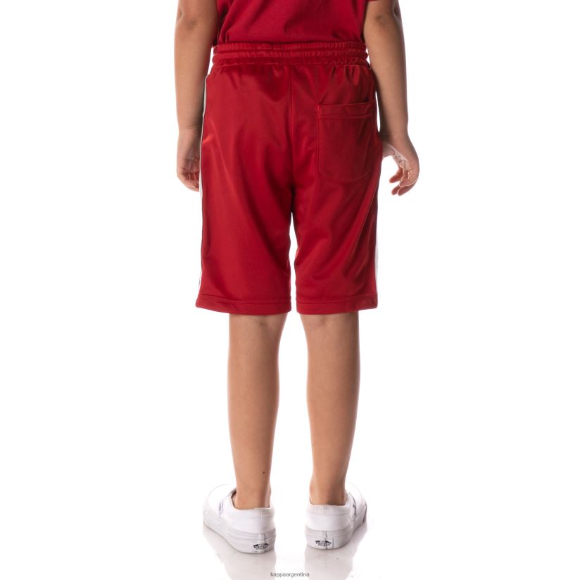 Kappa niños shorts daedi con cinta del logo rojo 2FJJXV630