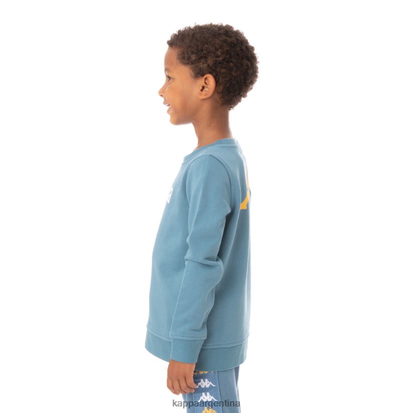 Kappa niños sudadera emmen auténtica para niños azul claro 2FJJXV636