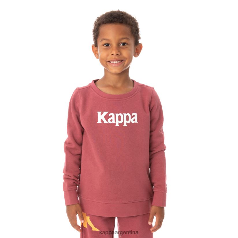 Kappa niños sudadera emmen auténtica para niños borgoña 2FJJXV637