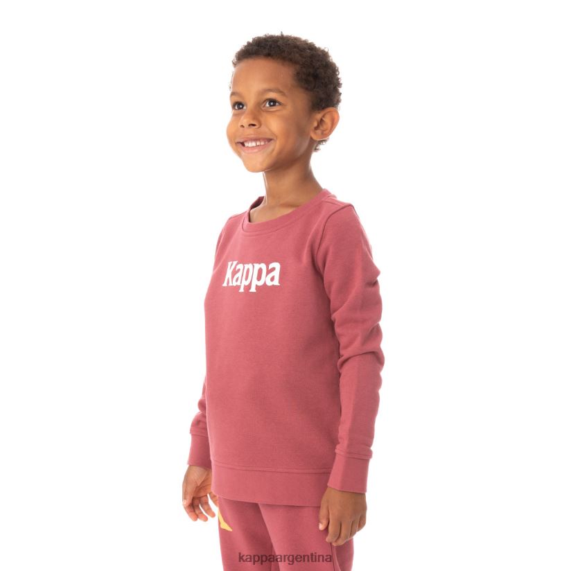 Kappa niños sudadera emmen auténtica para niños borgoña 2FJJXV637