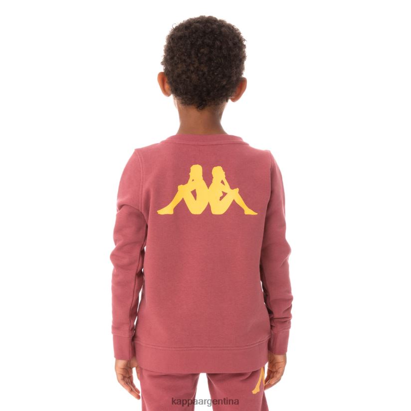 Kappa niños sudadera emmen auténtica para niños borgoña 2FJJXV637