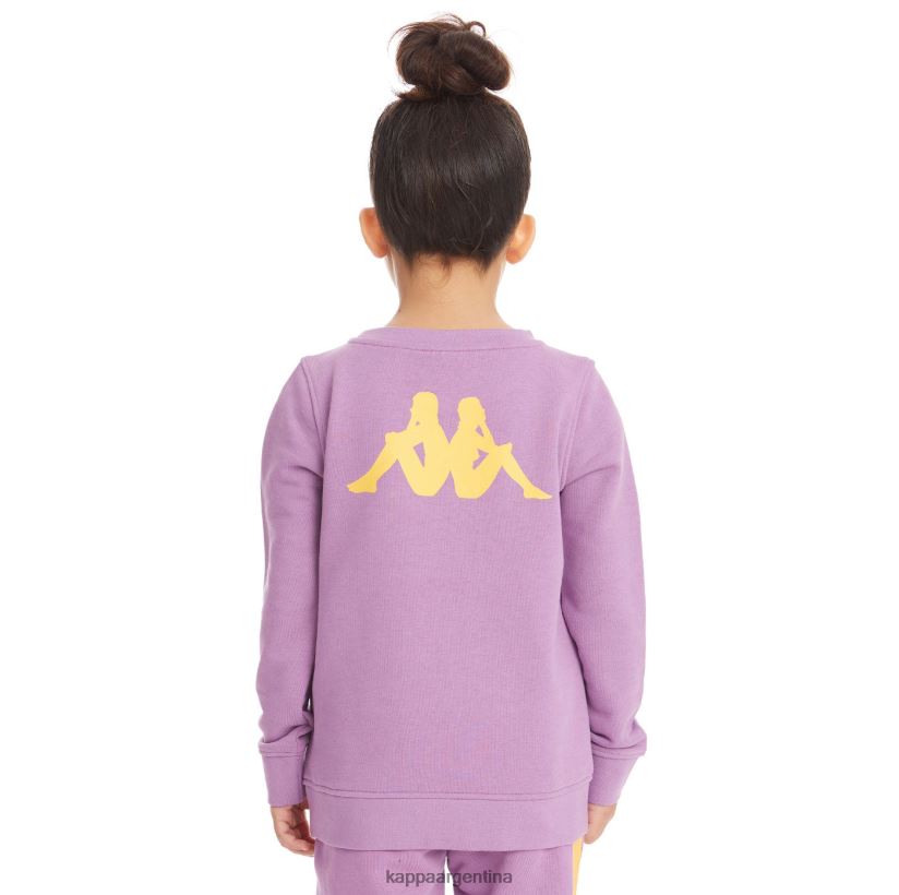 Kappa niños sudadera emmen auténtica para niños lavanda violeta 2FJJXV635