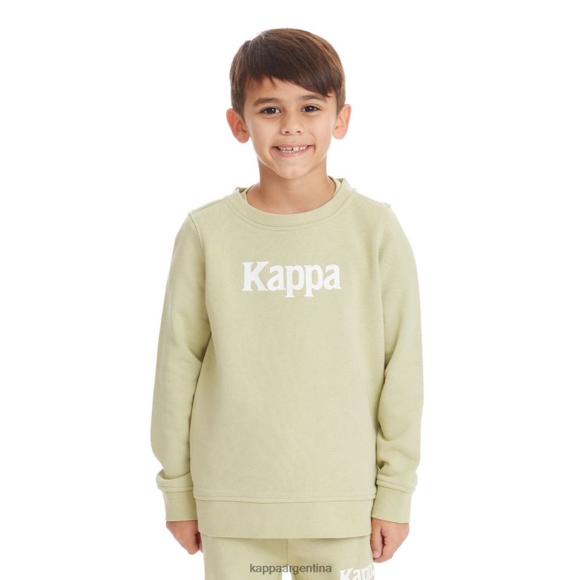 Kappa niños sudadera emmen auténtica para niños salvia verde 2FJJXV634
