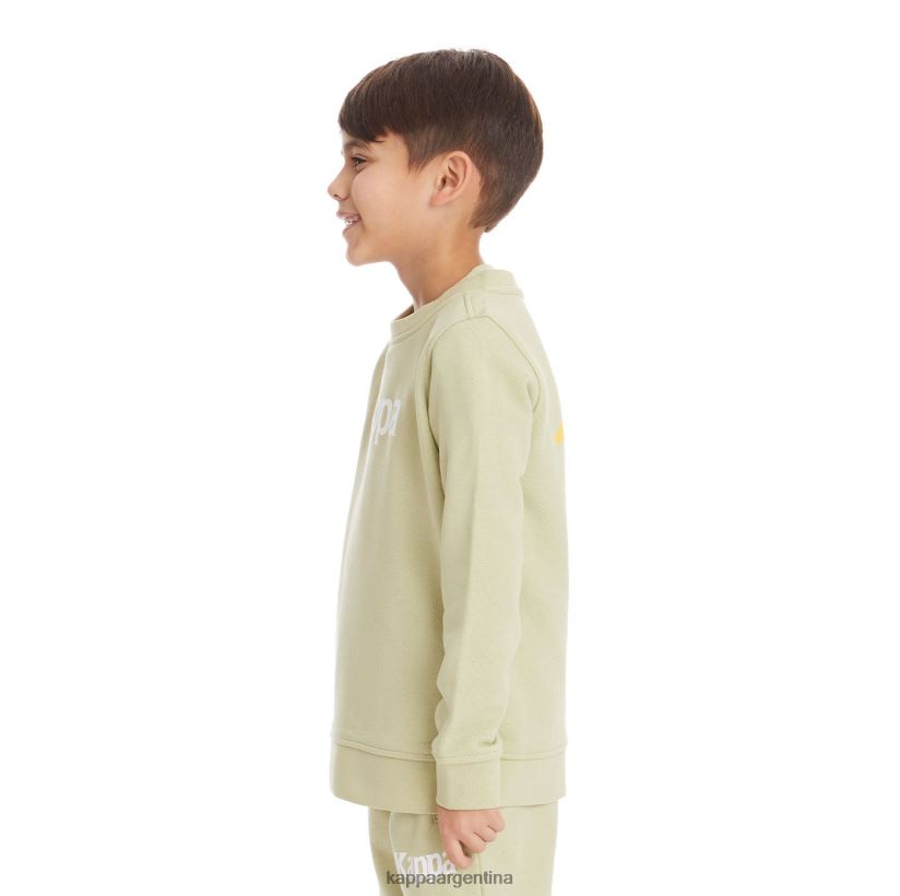 Kappa niños sudadera emmen auténtica para niños salvia verde 2FJJXV634