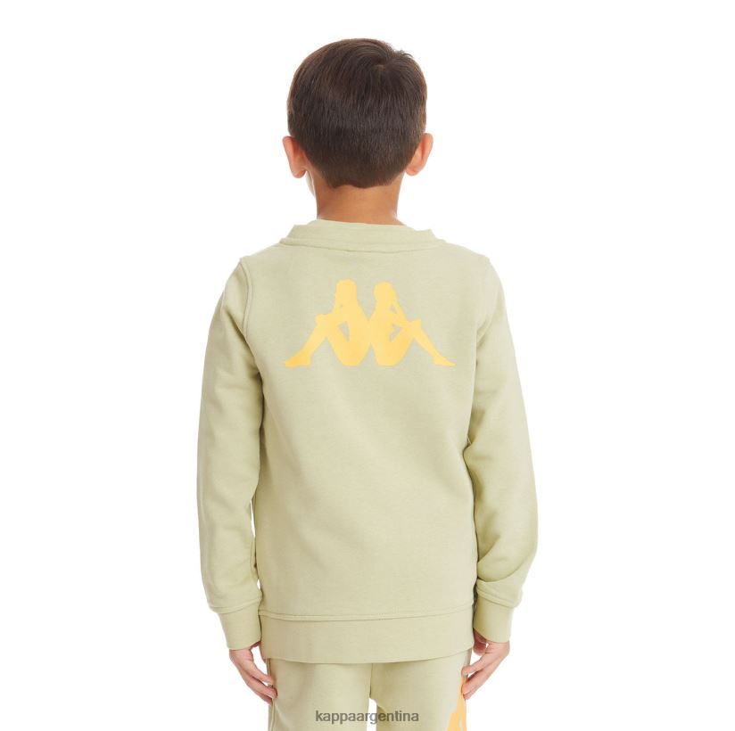 Kappa niños sudadera emmen auténtica para niños salvia verde 2FJJXV634