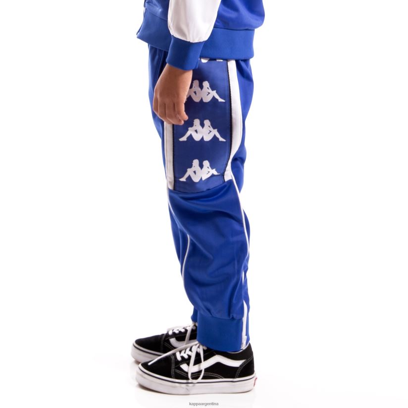 Kappa niños niños auténticos 222 banda 10 alen pantalones azul real blanco azul real blanco 2FJJXV501