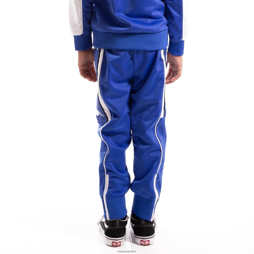 Kappa niños niños auténticos 222 banda 10 alen pantalones azul real blanco azul real blanco 2FJJXV501