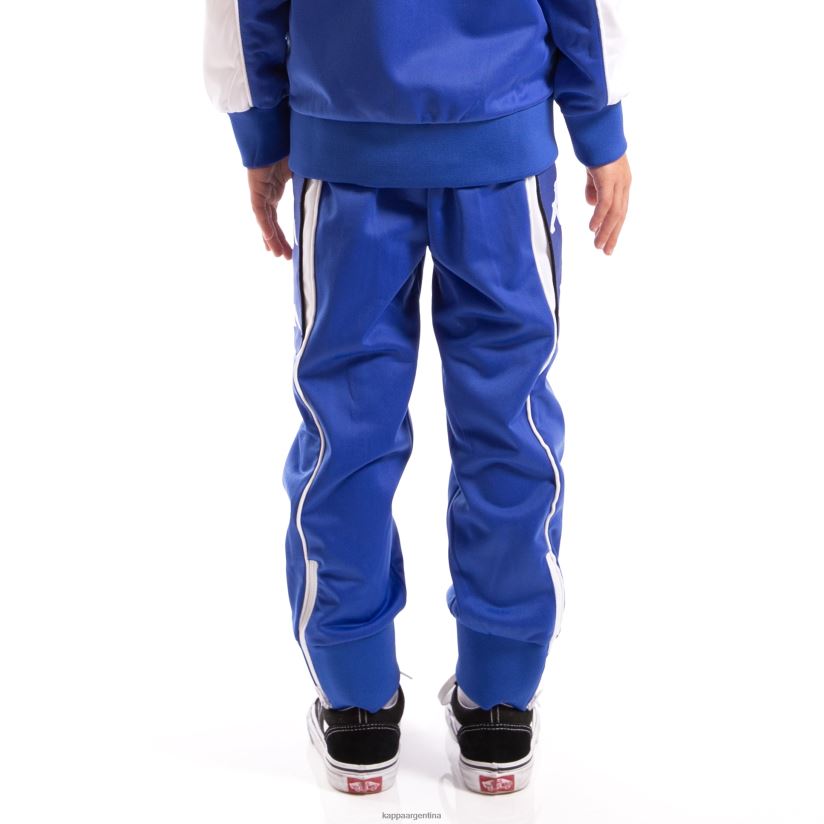 Kappa niños niños auténticos 222 banda 10 alen pantalones azul real blanco azul real blanco 2FJJXV501