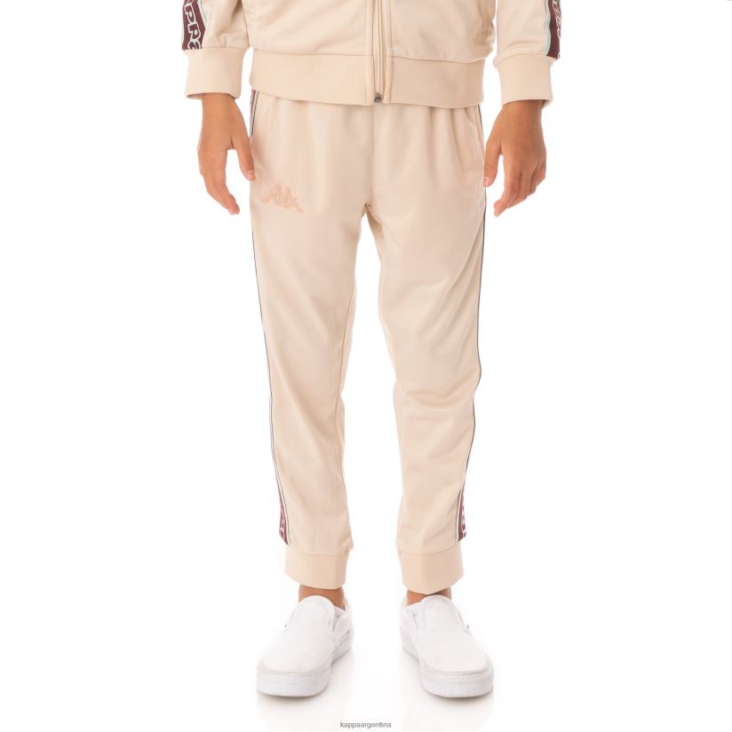Kappa niños pantalones de chándal alic 2 con cinta del logo para niños beige 2FJJXV493
